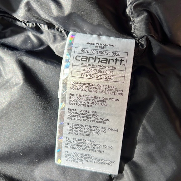 Carhartt work in progress brook canvas coat - Picture 7 of 10